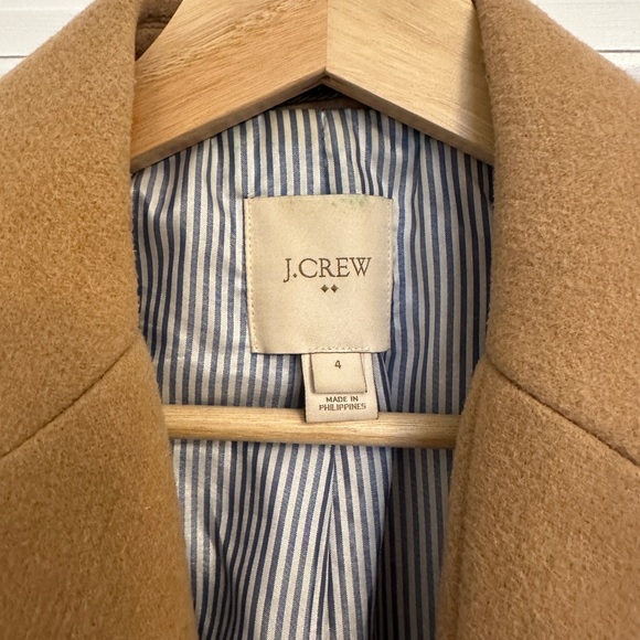 J. Crew Tan Pea Coat - Picture 5 of 6